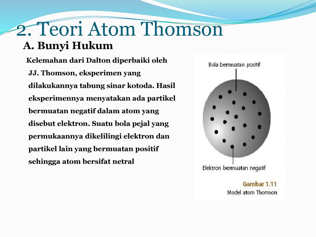 Detail Gambar Teori Atom Thomson Nomer 44