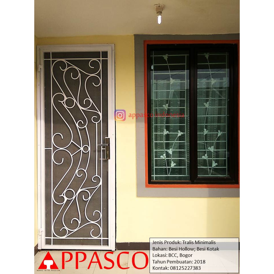 Detail Gambar Teralis Pintu Minimalis Nomer 15