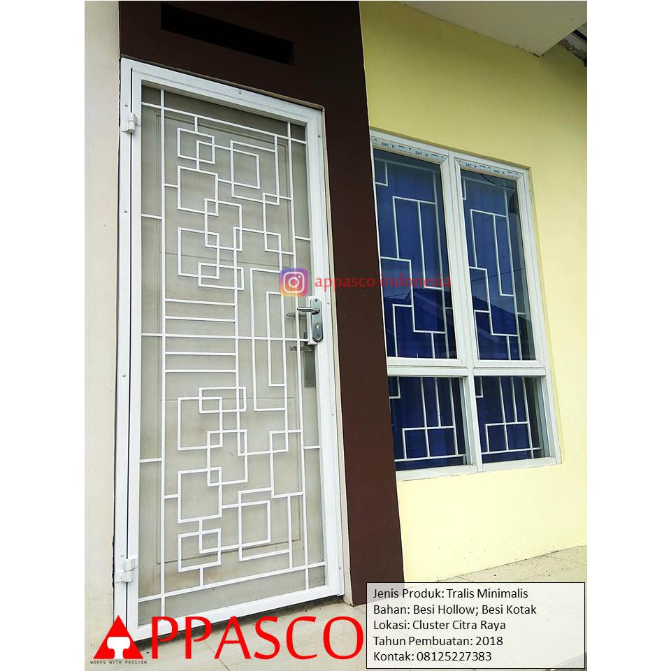 Detail Gambar Teralis Pintu Minimalis Nomer 19