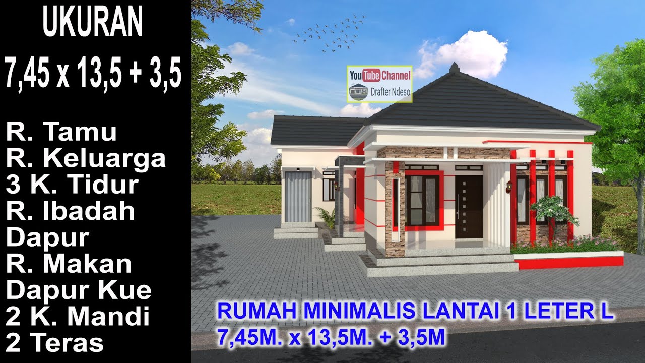 Detail Gambar Teras Rumah Leter L Nomer 4