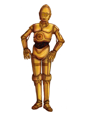 Detail C3po Roboter Nomer 22