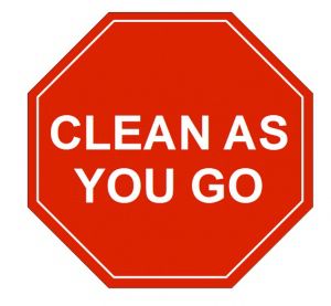 Clean As You Go Poster - KibrisPDR