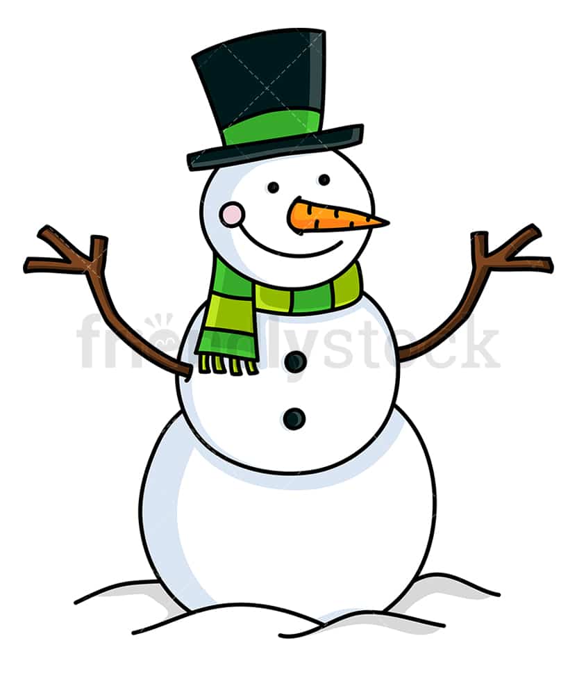 Detail Clipart Schneemann Nomer 6