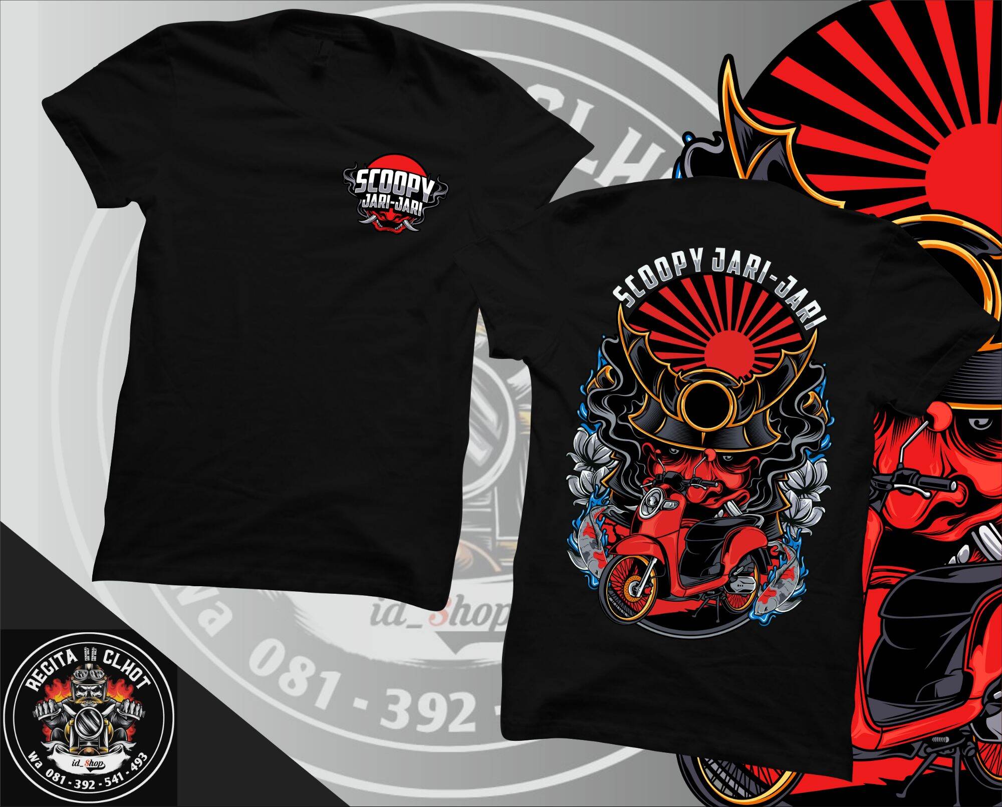 Detail Desain Baju Anniversary Club Motor Nomer 35