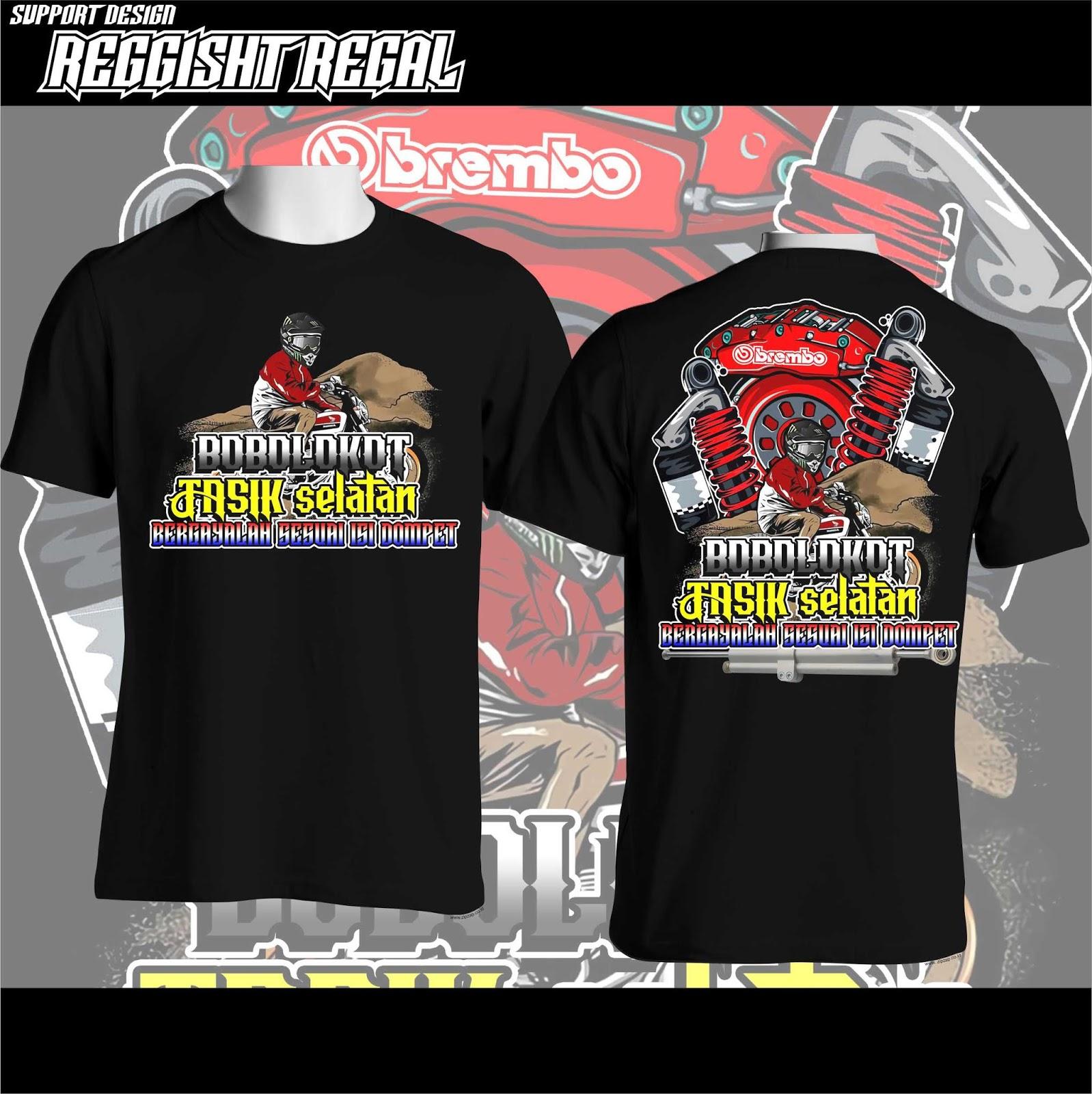 Detail Desain Baju Anniversary Club Motor Nomer 9