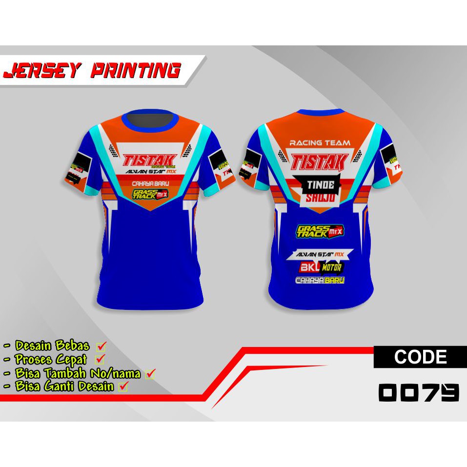 Detail Desain Baju Balap Nomer 19