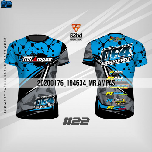 Detail Desain Baju Balap Nomer 7