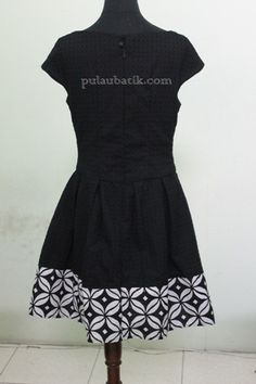 Detail Desain Baju Batik Dress Nomer 28