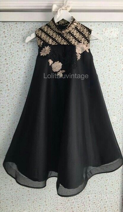 Detail Desain Baju Batik Dress Nomer 30