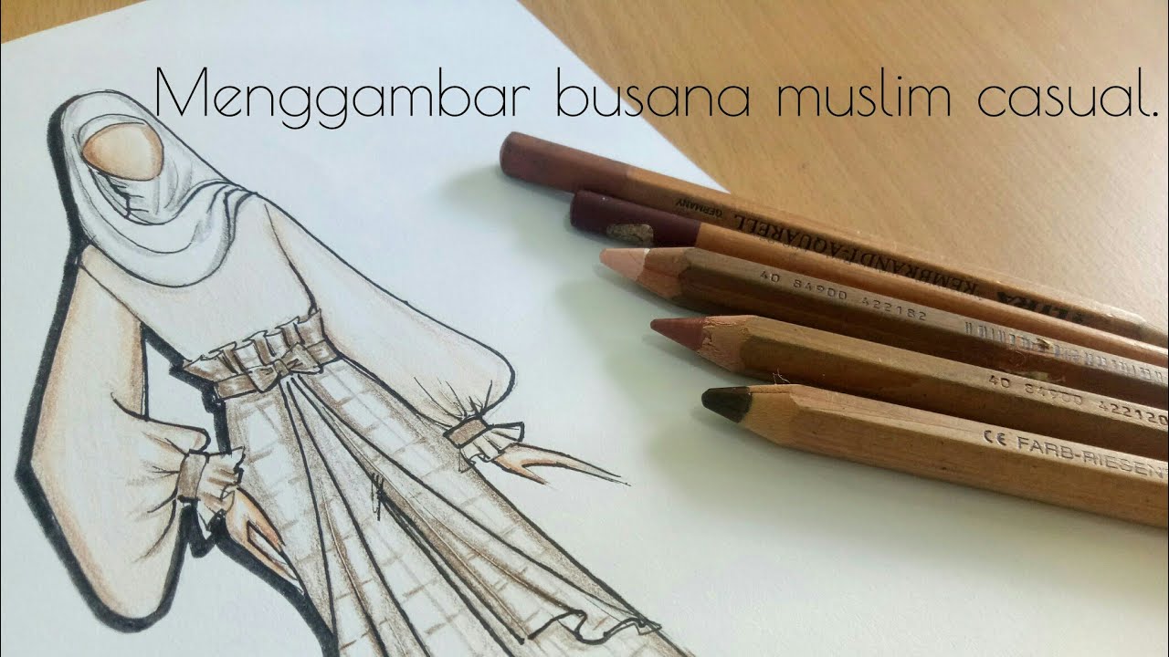 Detail Desain Baju Busana Muslim Nomer 19