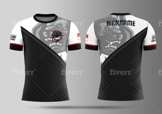 Detail Desain Baju Esport Pubg Nomer 48