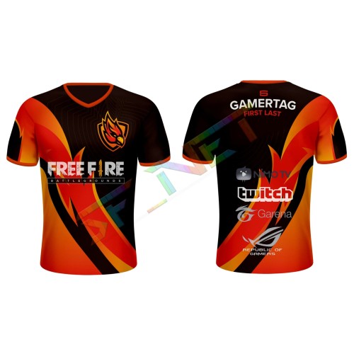 Detail Desain Baju Free Fire Polos Nomer 17