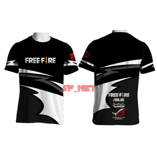 Detail Desain Baju Free Fire Polos Nomer 3