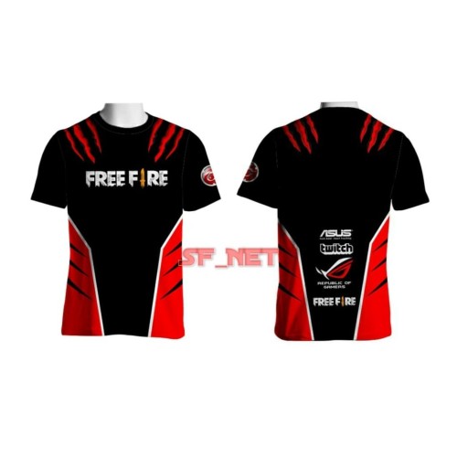 Detail Desain Baju Free Fire Polos Nomer 28