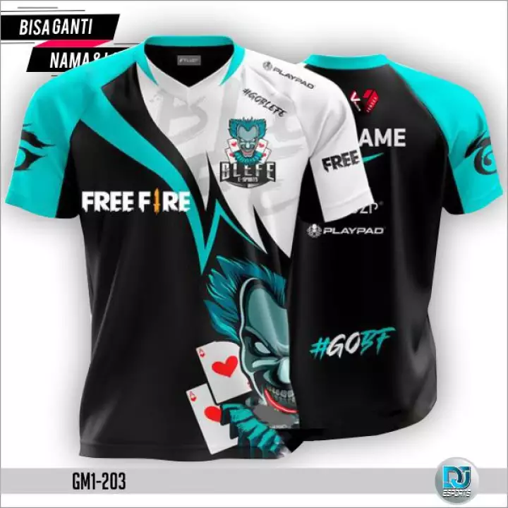 Detail Desain Baju Free Fire Polos Nomer 37