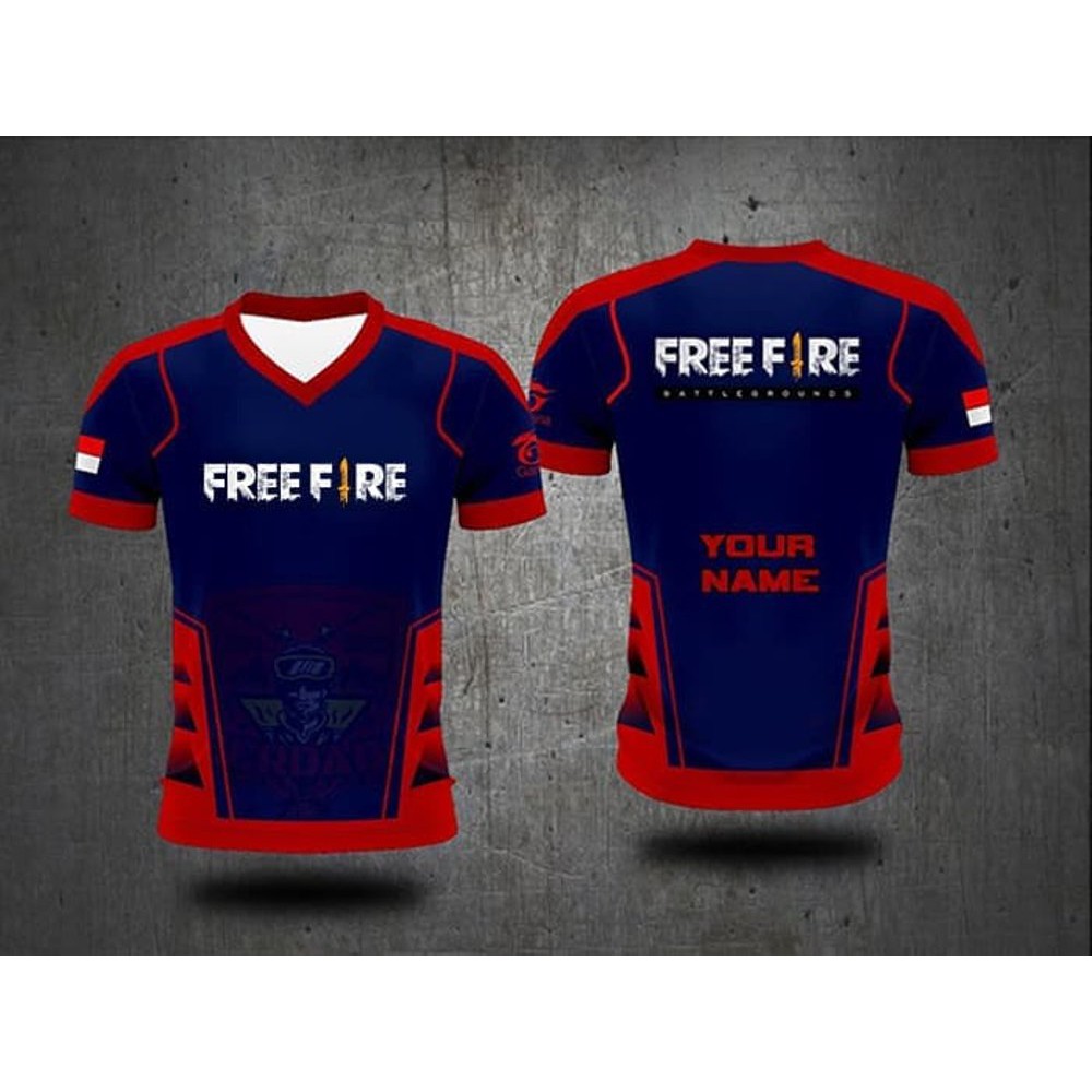 Detail Desain Baju Free Fire Polos Nomer 47