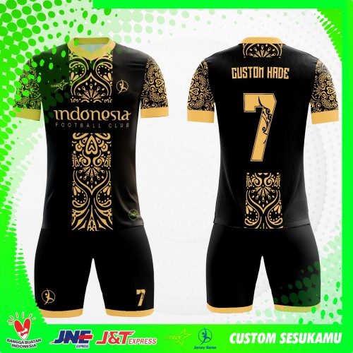 Detail Desain Baju Futsal Motif Bunga Nomer 30