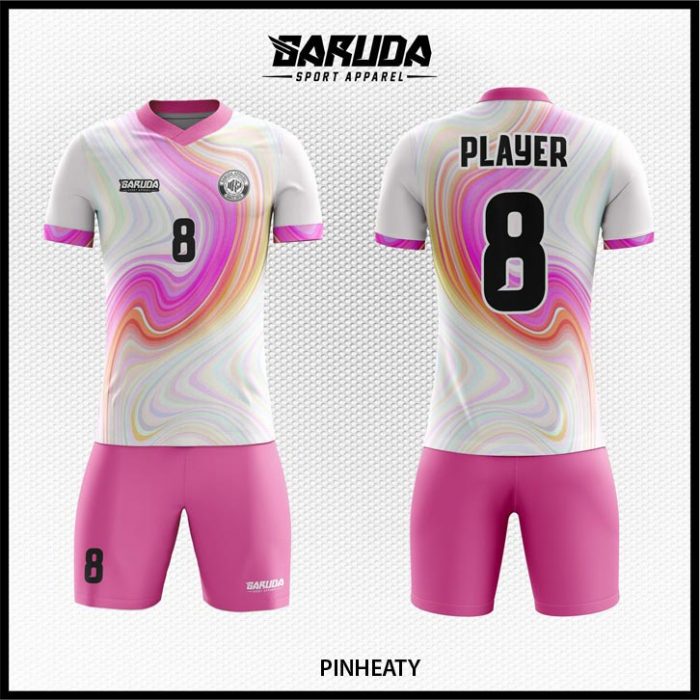 Detail Desain Baju Futsal Warna Pink Nomer 32