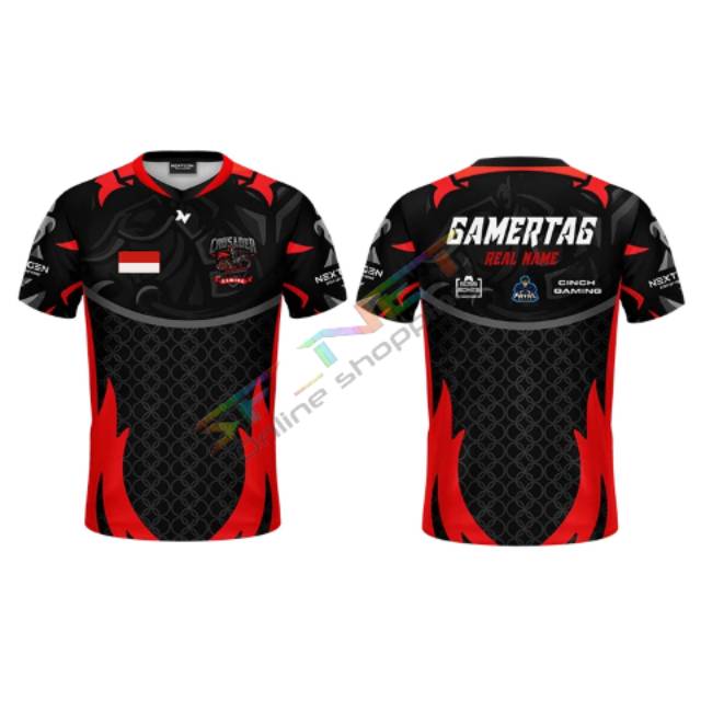 Detail Desain Baju Gamers Ff Nomer 14