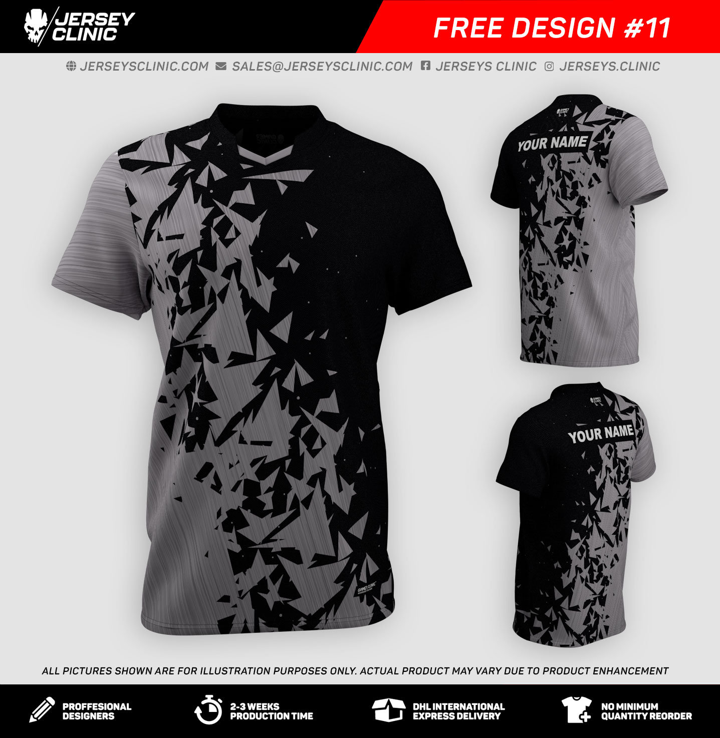 Detail Desain Baju Gaming Nomer 45