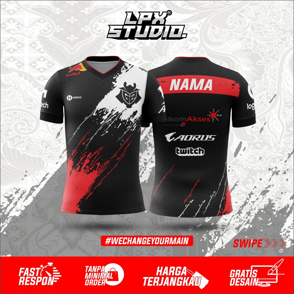 Detail Desain Baju Gaming Free Fire Nomer 3