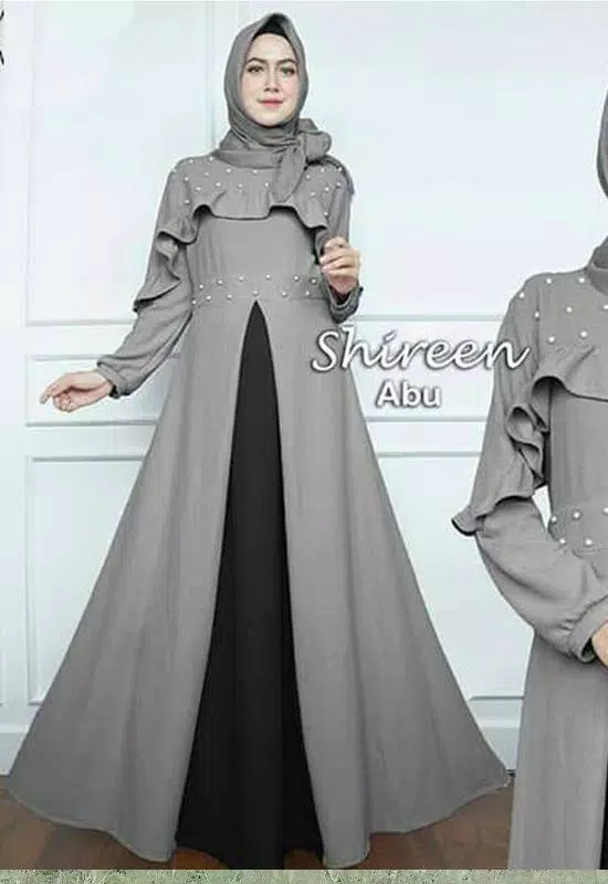 Detail Desain Baju Gamis Nomer 7