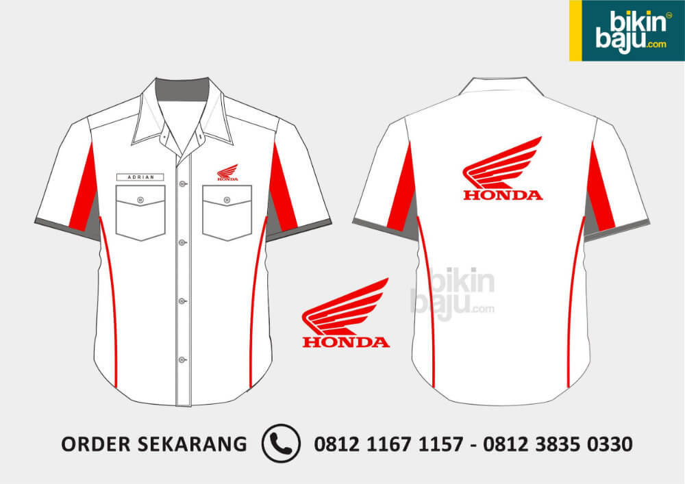 Detail Desain Baju Honda Nomer 2