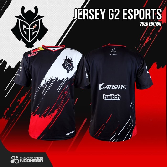 Detail Desain Baju Jersey Gaming Nomer 17