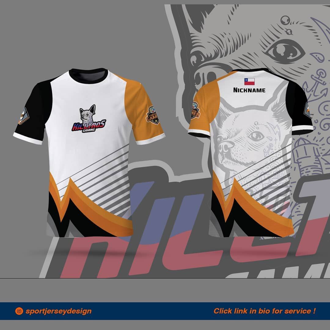 Detail Desain Baju Jersey Gaming Nomer 42