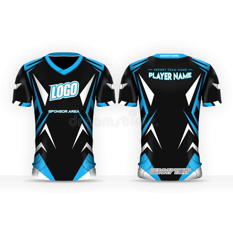 Detail Desain Baju Jersey Gaming Nomer 53