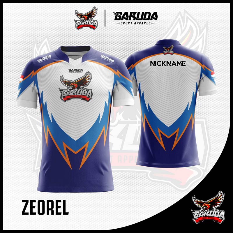 Detail Desain Baju Jersey Gaming Nomer 56