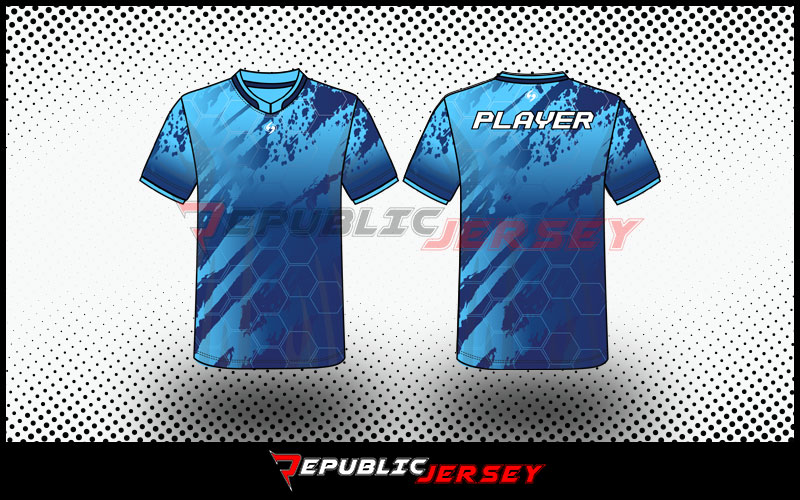 Detail Desain Baju Jersey Polos Nomer 14