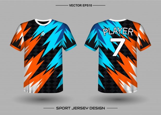 Detail Desain Baju Jersey Polos Nomer 25