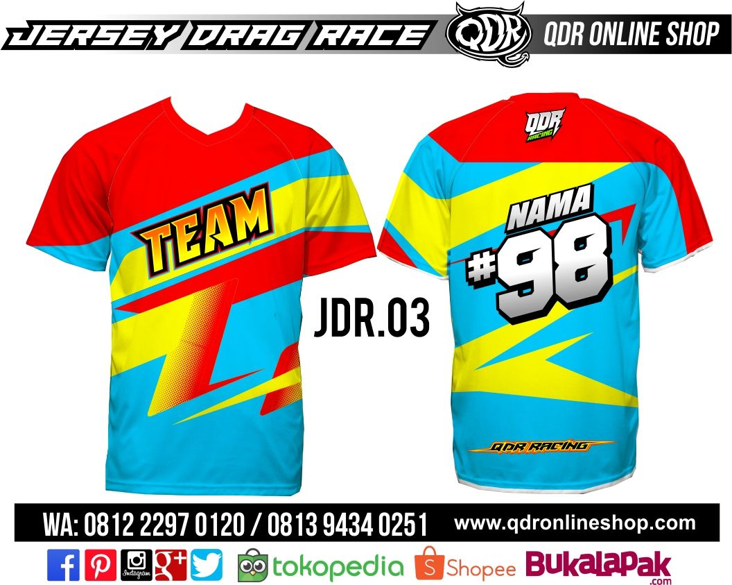 Detail Desain Baju Jersey Racing Nomer 36