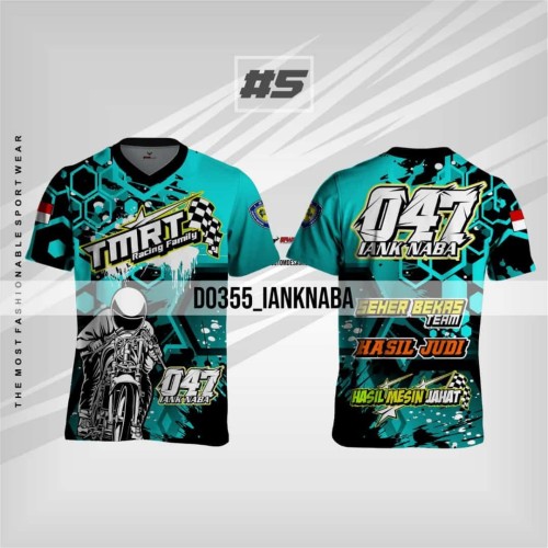 Detail Desain Baju Jersey Racing Nomer 41