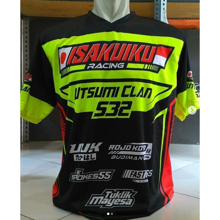 Detail Desain Baju Jersey Racing Polos Nomer 38