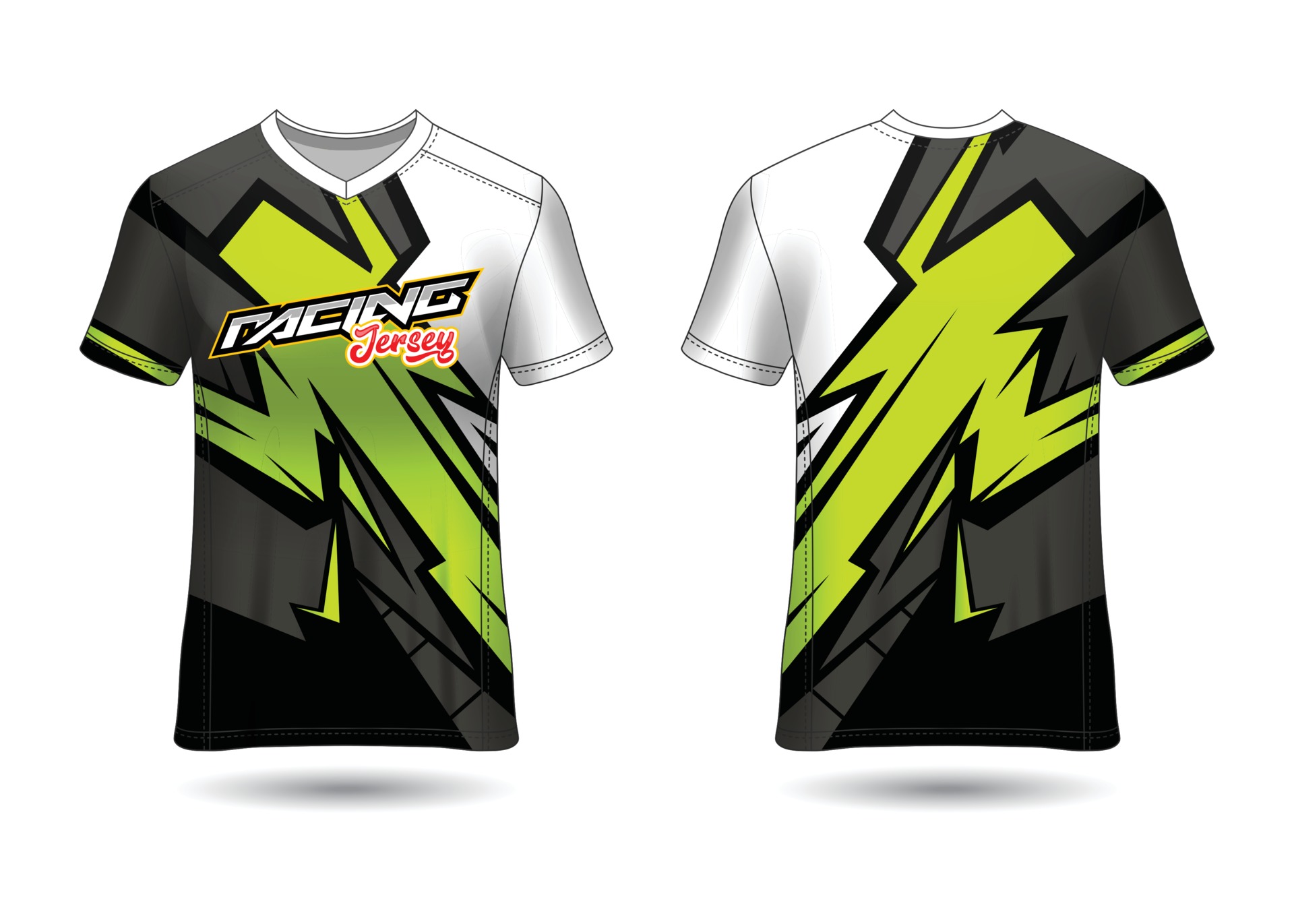 Detail Desain Baju Jersey Racing Polos Nomer 43