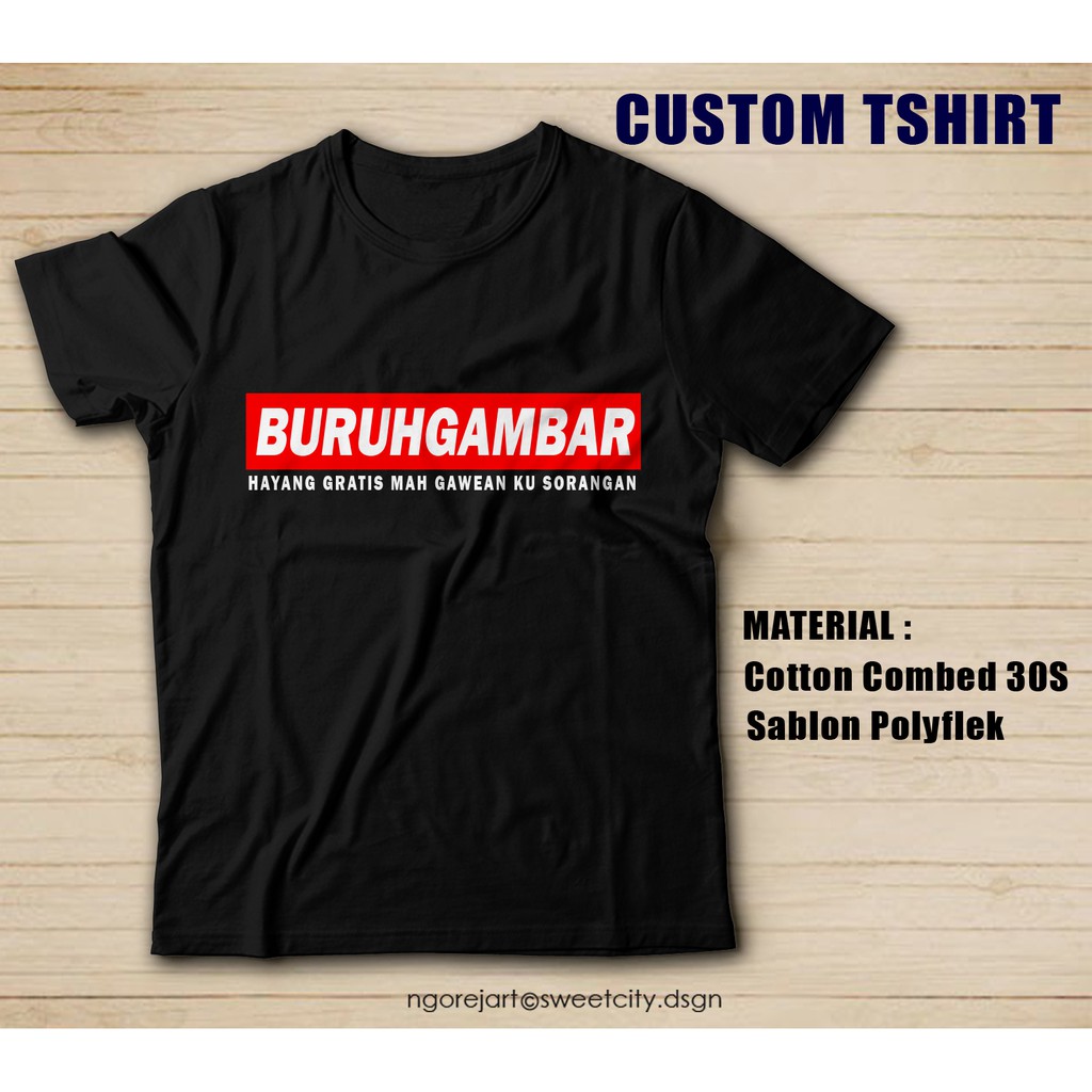 Detail Desain Baju Kaos Distro Nomer 11