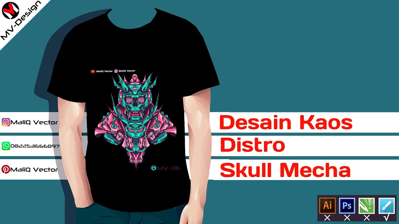 Detail Desain Baju Kaos Distro Nomer 5