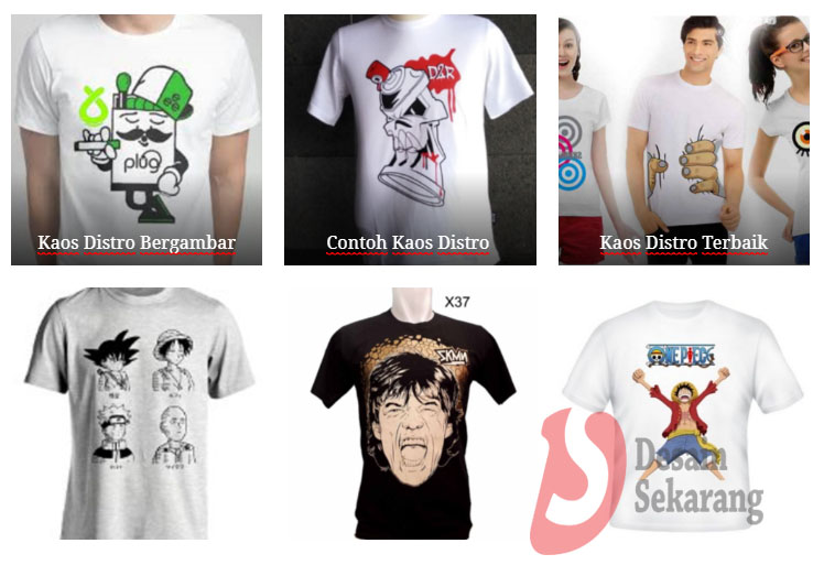 Detail Desain Baju Kaos Distro Nomer 47