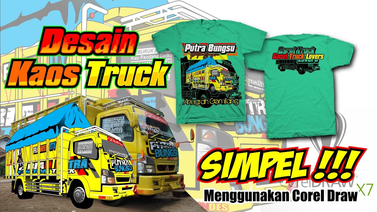 Detail Desain Baju Kaos Gambar Truk Nomer 42