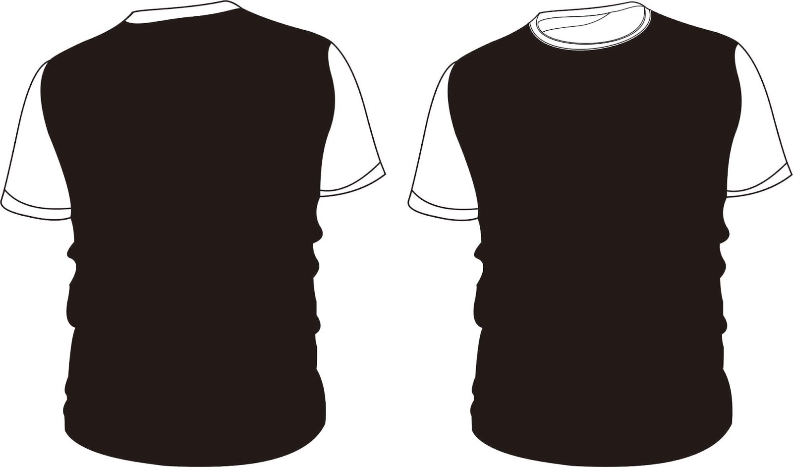 Detail Desain Baju Kaos Hitam Polos Nomer 10