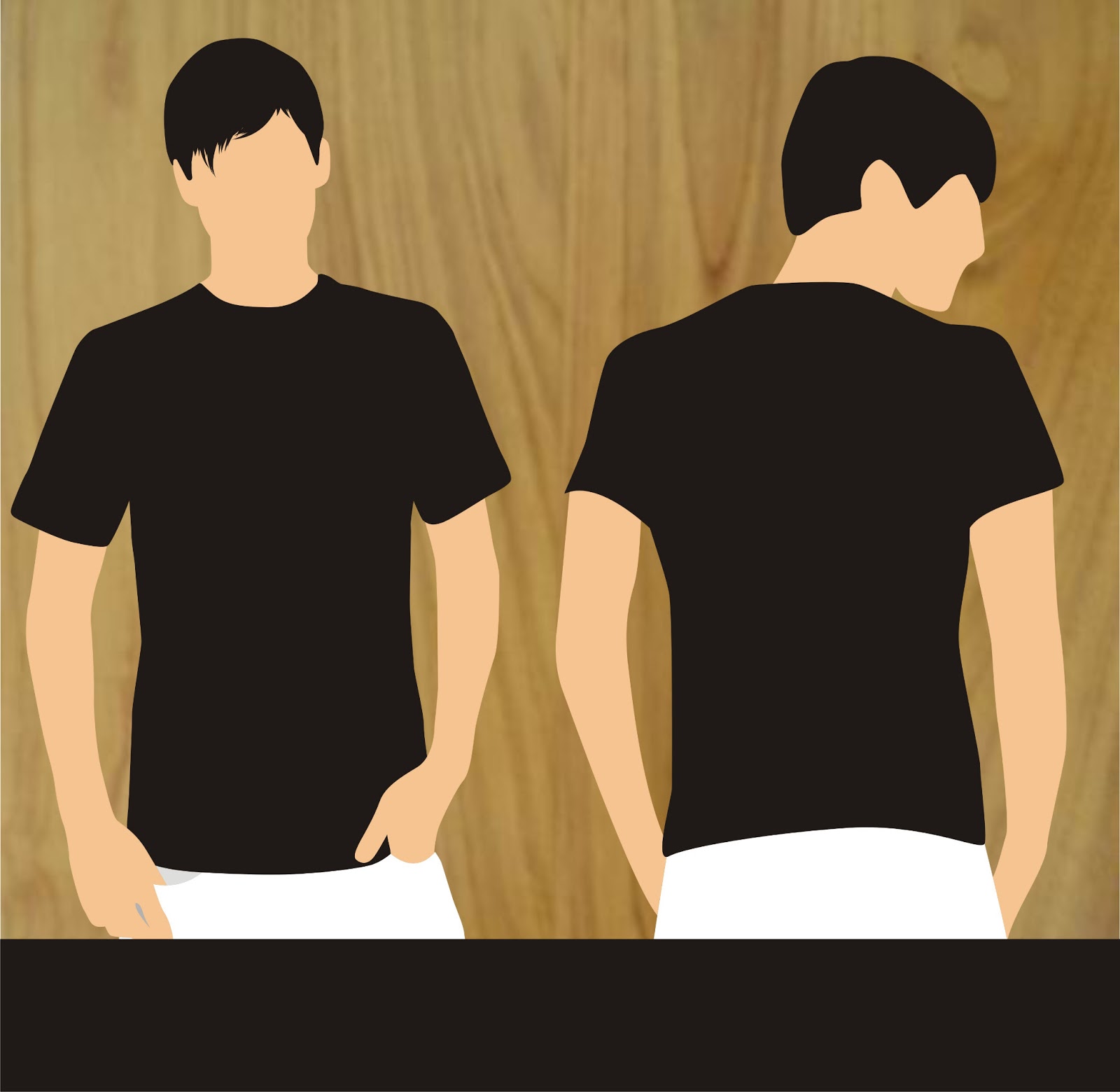 Detail Desain Baju Kaos Hitam Polos Nomer 50