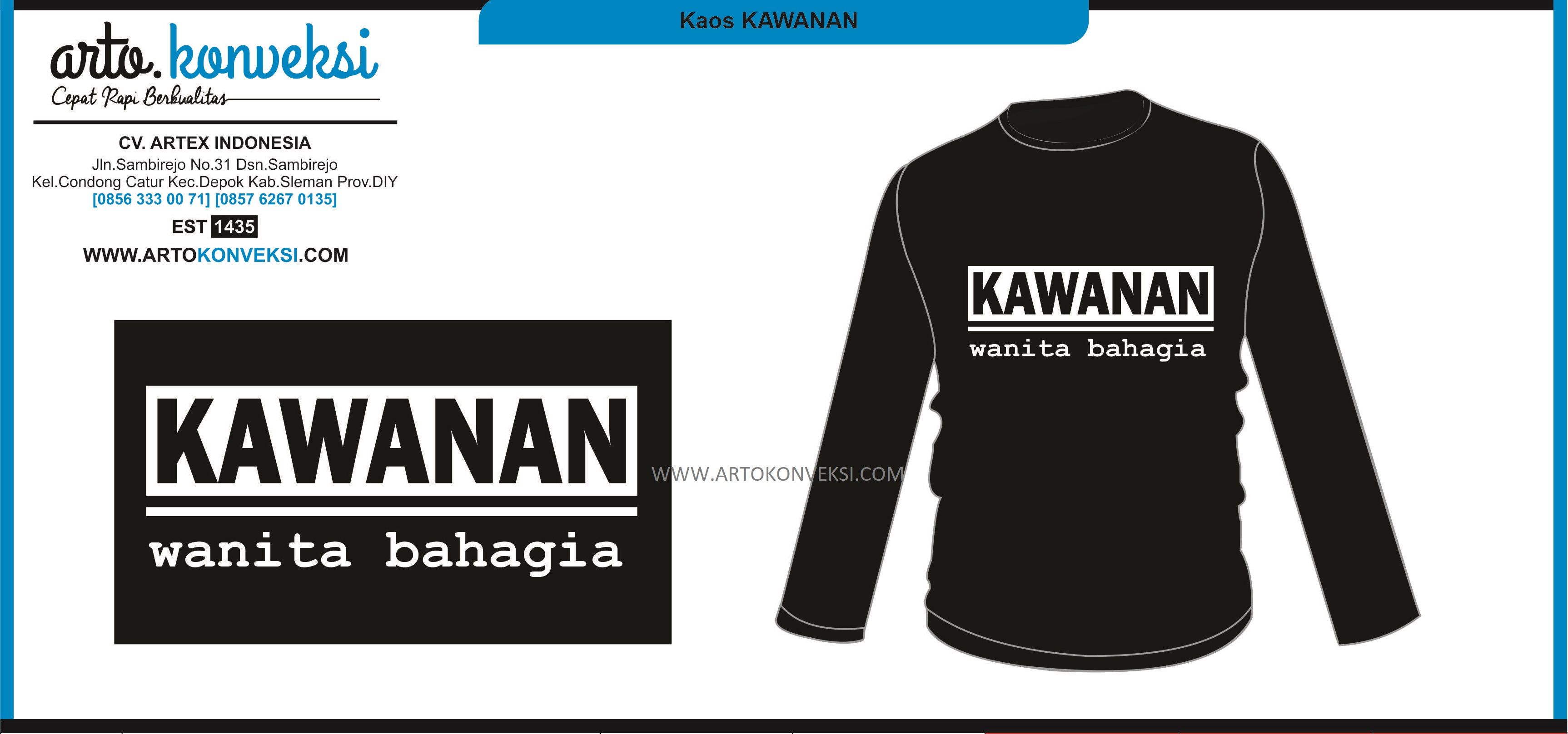 Detail Desain Baju Kaos Lengan Panjang Sablon Nomer 24