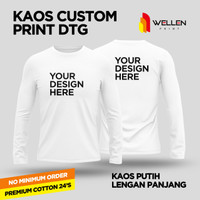 Detail Desain Baju Kaos Lengan Panjang Sablon Nomer 42