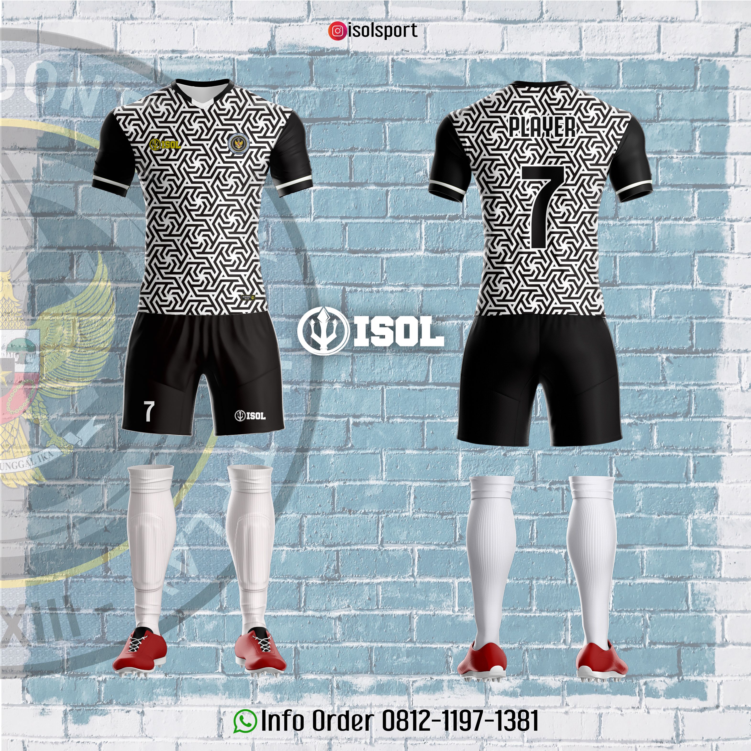 Detail Desain Baju Kiper Futsal Keren Nomer 10