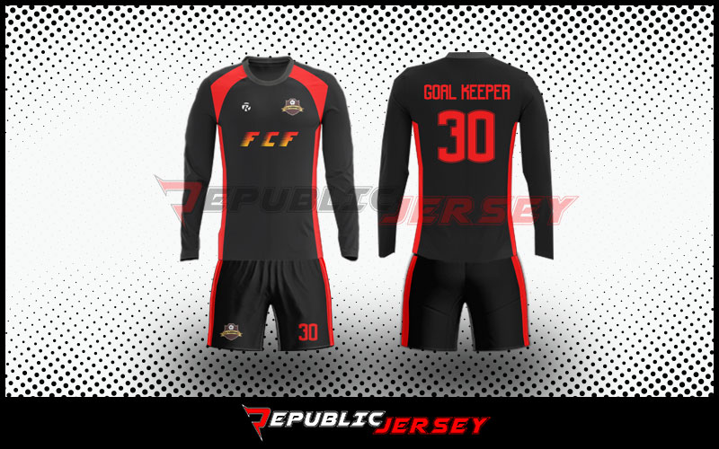 Detail Desain Baju Kiper Sepak Bola Nomer 46