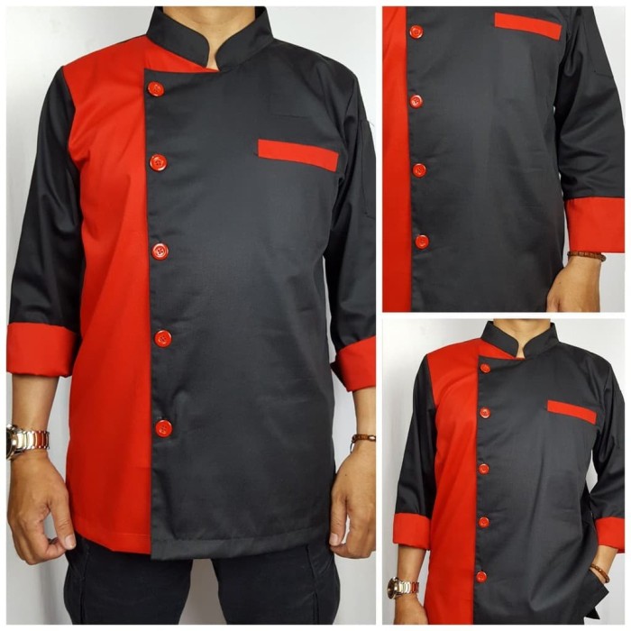 Detail Desain Baju Koki Modern Nomer 19