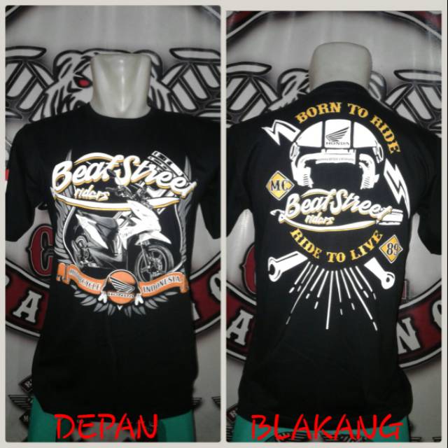 Detail Desain Baju Motor Beat Nomer 34