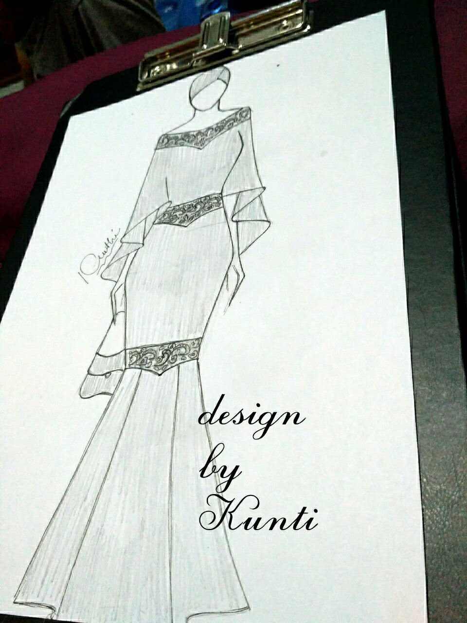 Detail Desain Baju Muslimah Syar I Nomer 21